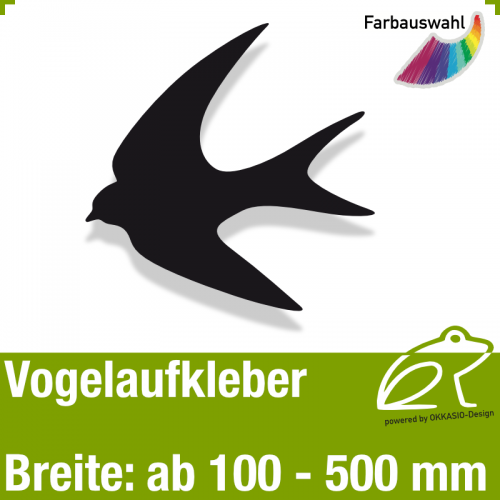 Vogelaufkleber Vogelmotiv 1