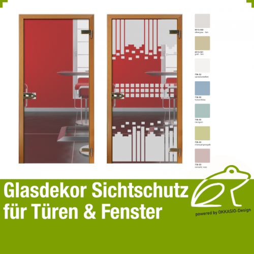 Glasdekor Sichtschutz Trfolie Art.-Nr. AFPGD10202