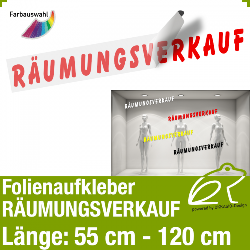 RUMUNGSVERKAUF Aufkleber