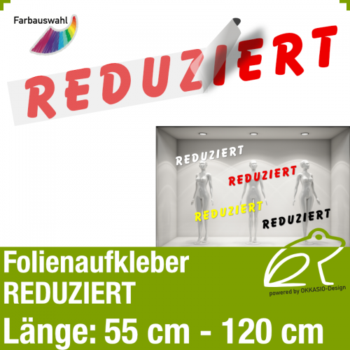 REDUZIERT Aufkleber