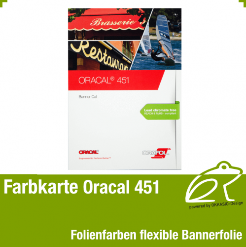 Farbkarte flexible - Oracal 451 Banner Cal