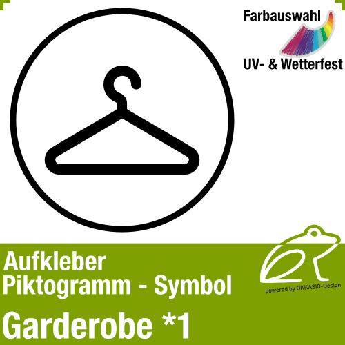 Piktogramm Symbol Aufkleber 