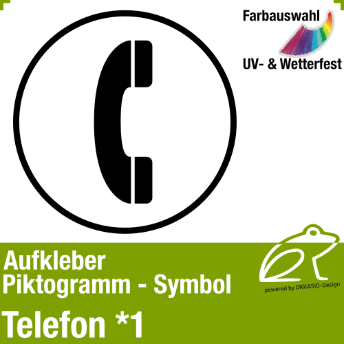 Piktogramm Symbol Aufkleber 