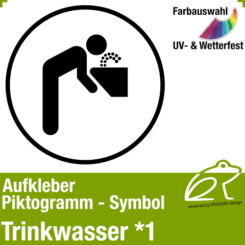 Piktogramm Symbol Aufkleber 