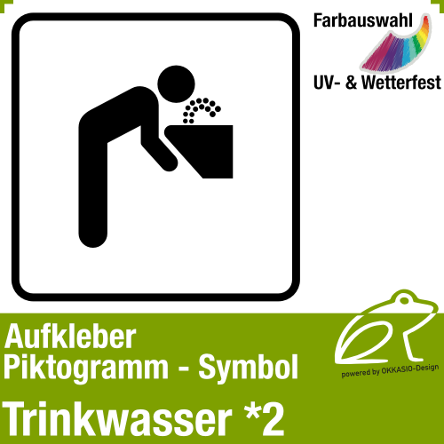 Piktogramm Symbol Aufkleber 