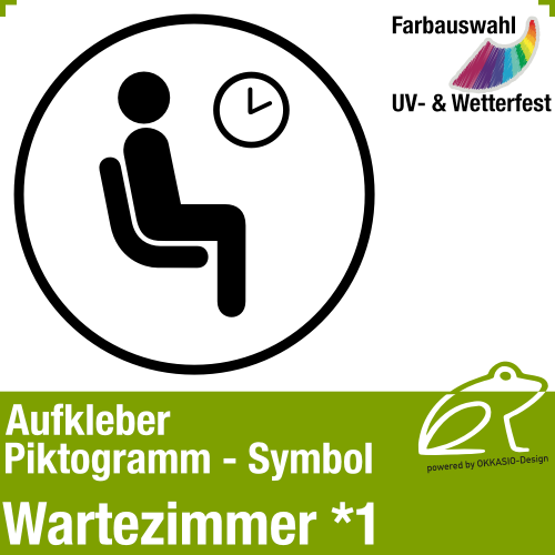 Piktogramm Symbol Aufkleber 