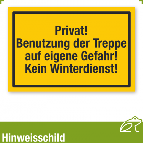 Schild Hinweisschild 