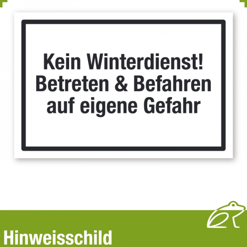 Schild Hinweisschild 