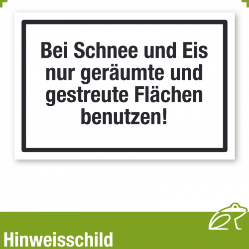 Schild Hinweisschild 