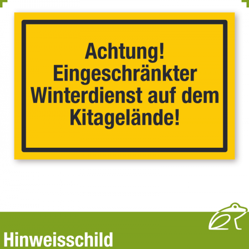 Schild Hinweisschild 