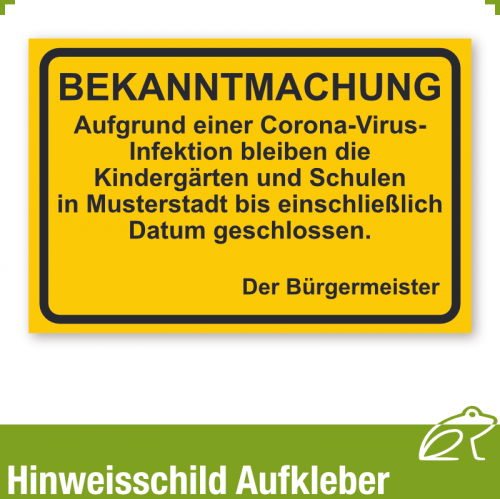 Aufkleber 