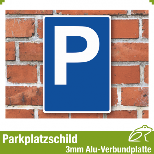 Parkplatzschild