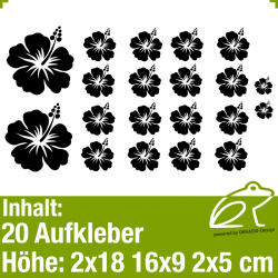 Hundepfoten Aufkleber-Set *1