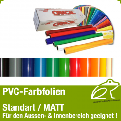 PVC Klebefolie matt - 0,5m x 1,0m