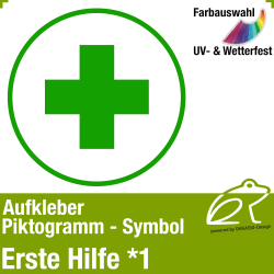 Piktogramm Symbol Aufkleber 