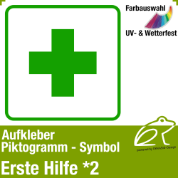 Piktogramm Symbol Aufkleber 