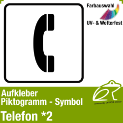 Piktogramm Symbol Aufkleber 