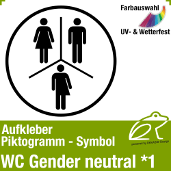 Piktogramm Symbol Aufkleber 