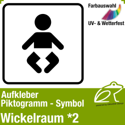 Piktogramm Symbol Aufkleber 