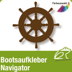 Bootsaufkleber Dekor Navigator