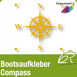 Bootsaufkleber Dekor Compass