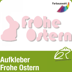 Aufkleber Frohe Ostern