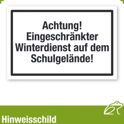 Schild Hinweisschild 