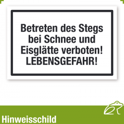 Schild Hinweisschild 