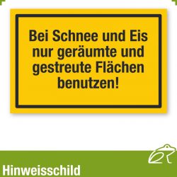 Schild Hinweisschild 