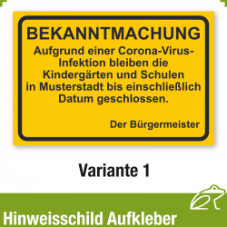 Aufkleber 