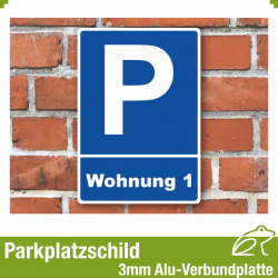 Parkplatzschild 