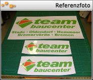 Diverse UV-beständige Digitaldruck Werbeaufkleber